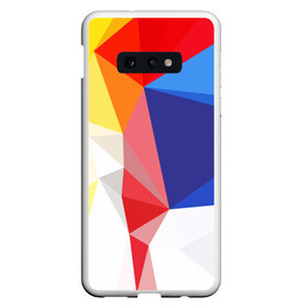 Чехол для Samsung S10E с принтом BACKGROUND COLOR в Петрозаводске, Силикон | Область печати: задняя сторона чехла, без боковых панелей | abstract | abstraction | color | geometry | paitnt | polygon | polygonal | psy | абстракция | геометрия | краски | неоновые | полигоны | психоделика