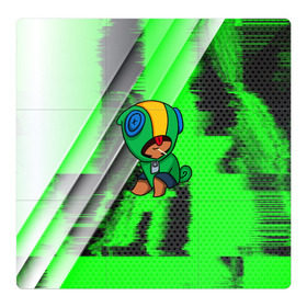 Магнитный плакат 3Х3 с принтом Brawl Stars LEON в Петрозаводске, Полимерный материал с магнитным слоем | 9 деталей размером 9*9 см | android | brawl stars | crow | games | leon | mobile game | stars | ворон | игры | леон | мобильные игры