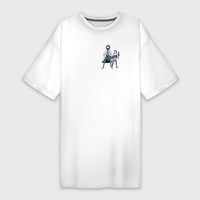 Платье-футболка хлопок с принтом Rick and Morty в Петрозаводске,  |  | dsgnosadchaya | rick  morty | vdosadir | джастин ройланд | дэн хармон | миссикс | плюмбус | рик и морти