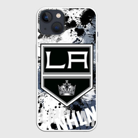 Чехол для iPhone 13 с принтом Лос Анджелес Кингз в Петрозаводске,  |  | hockey | kings | los angeles | los angeles kings | nhl | usa | кингз | лос анджелес | лос анджелес кингз | нхл | спорт | сша | хоккей | шайба