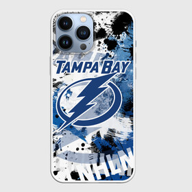 Чехол для iPhone 13 Pro Max с принтом Тампа Бэй Лайтнинг в Петрозаводске,  |  | hockey | lightning | nhl | tampa bay | tampa bay lightning | usa | лайтнинг | нхл | спорт | сша | тампа бэй | тампа бэй лайтнинг | хоккей | шайба