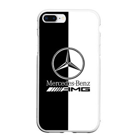 Чехол для iPhone 7Plus/8 Plus матовый с принтом MERCEDES-BENZ в Петрозаводске, Силикон | Область печати: задняя сторона чехла, без боковых панелей | amg | benz | mercedes | амг | бенз | бенс | бенц | гелик | мерин | мерс | мерседес