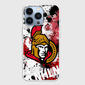 Чехол для iPhone 13 Pro с принтом Оттава Сенаторз в Петрозаводске,  |  | hockey | nhl | ottawa | ottawa senators | senators | usa | нхл | оттава | оттава сенаторз | сенаторз | спорт | сша | хоккей | шайба