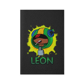 Обложка для паспорта матовая кожа с принтом Leon (Brawl Stars) в Петрозаводске, натуральная матовая кожа | размер 19,3 х 13,7 см; прозрачные пластиковые крепления | brawl stars | crow | game | leon | бравл | бравл стар | бравл старс | ворон | ворона | детская | детям | игра | компьютерная игра | кров | леон | персонаж | развлечение