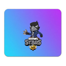 Коврик для мышки прямоугольный с принтом Crow (Brawl Stars) в Петрозаводске, натуральный каучук | размер 230 х 185 мм; запечатка лицевой стороны | brawl stars | crow | game | leon | бравл | бравл стар | бравл старс | ворон | ворона | детская | детям | игра | компьютерная игра | кров | леон | персонаж | развлечение