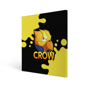 Холст квадратный с принтом Crow (Brawl Stars) в Петрозаводске, 100% ПВХ |  | brawl stars | crow | game | leon | бравл | бравл стар | бравл старс | ворон | ворона | детская | детям | игра | компьютерная игра | кров | леон | персонаж | развлечение