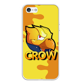 Чехол для iPhone 5/5S матовый с принтом Crow (Brawl Stars) в Петрозаводске, Силикон | Область печати: задняя сторона чехла, без боковых панелей | brawl stars | crow | game | leon | бравл | бравл стар | бравл старс | ворон | ворона | детская | детям | игра | компьютерная игра | кров | леон | персонаж | развлечение