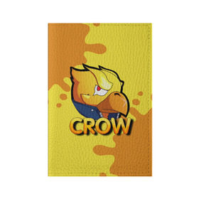 Обложка для паспорта матовая кожа с принтом Crow (Brawl Stars) в Петрозаводске, натуральная матовая кожа | размер 19,3 х 13,7 см; прозрачные пластиковые крепления | brawl stars | crow | game | leon | бравл | бравл стар | бравл старс | ворон | ворона | детская | детям | игра | компьютерная игра | кров | леон | персонаж | развлечение