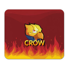 Коврик для мышки прямоугольный с принтом Crow (Brawl Stars) в Петрозаводске, натуральный каучук | размер 230 х 185 мм; запечатка лицевой стороны | brawl stars | crow | game | leon | бравл | бравл стар | бравл старс | ворон | ворона | детская | детям | игра | компьютерная игра | кров | леон | персонаж | развлечение