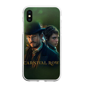 Чехол для iPhone XS Max матовый с принтом Carnival Row в Петрозаводске, Силикон | Область печати: задняя сторона чехла, без боковых панелей | cara delevingne | carnival row | виньет стоунмосс | кара делевинь | карнивал роу | фентази | фея