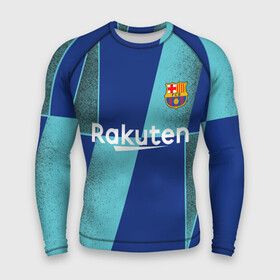 Мужской рашгард 3D с принтом Barcelona PreMatch kit в Петрозаводске,  |  | barcelona | champions | laliga | league | messi | spain | барселона | испания | лига | месси | чемпионов