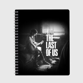 Тетрадь с принтом THE LAST OF US в Петрозаводске, 100% бумага | 48 листов, плотность листов — 60 г/м2, плотность картонной обложки — 250 г/м2. Листы скреплены сбоку удобной пружинной спиралью. Уголки страниц и обложки скругленные. Цвет линий — светло-серый
 | cicadas | fireflies | naughty dog | the last of us | the last of us part 2 | джоэл | последние из нас | цикады | элли