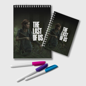 Блокнот с принтом THE LAST OF US в Петрозаводске, 100% бумага | 48 листов, плотность листов — 60 г/м2, плотность картонной обложки — 250 г/м2. Листы скреплены удобной пружинной спиралью. Цвет линий — светло-серый
 | cicadas | fireflies | naughty dog | the last of us | the last of us part 2 | джоэл | последние из нас | цикады | элли