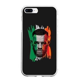 Чехол для iPhone 7Plus/8 Plus матовый с принтом Conor McGregor в Петрозаводске, Силикон | Область печати: задняя сторона чехла, без боковых панелей | champ | champion | conor | irish | king | mac | mcgregor | mma | mystic | notorious | ufc | боец | ирландия | конор | король | мак | макгрегор | мма | тони | хабиб | чемп | чемпион | юфс