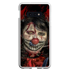 Чехол для Samsung S10E с принтом Зомби клоун в Петрозаводске, Силикон | Область печати: задняя сторона чехла, без боковых панелей | 