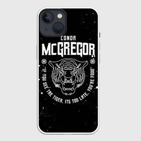 Чехол для iPhone 13 с принтом Конор Макгрегор в Петрозаводске,  |  | conor mcgregor | mma | the notorious | ufc | боец | конор макгрегор | миксфайт | чемпион