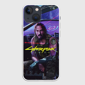 Чехол для iPhone 13 mini с принтом CYBERPUNK 2077   КИАНУ в Петрозаводске,  |  | 2077 | cyber | cyberpunk | demon | glitch | keanu | logo | punk | reeves | samurai | symbol | team | trauma | глитч | демон | киану | кибер | киберпанк | клан | лого | логотип | огонь | панк | ривз | самурай | символ