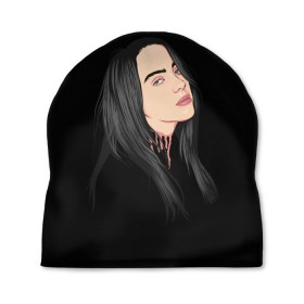 Шапка 3D с принтом Billie Eilish в Петрозаводске, 100% полиэстер | универсальный размер, печать по всей поверхности изделия | bad | billie | boy | boys | eilish | girl | girls | music | pop | rap | sad | trend | билли | грустно | девочка | девочки | девушка | мальчик | музыка | поп | рэп | тренд | эйлиш