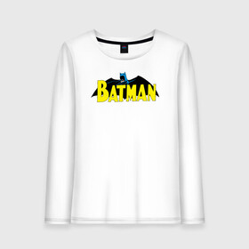 Женский лонгслив хлопок с принтом Batman logo в Петрозаводске, 100% хлопок |  | 80 | 80th | anniversary | bat man | batman | batman comics | caped crusader | dark knight | shtatjl | бетмен | брюс уэйн | бэт мен | бэтмен | тёмный рыцарь