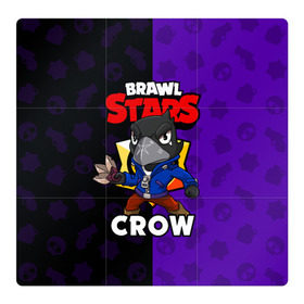 Магнитный плакат 3Х3 с принтом BRAWL STARS CROW в Петрозаводске, Полимерный материал с магнитным слоем | 9 деталей размером 9*9 см | brawl stars | brawl stars crow | brawler | crow | бравл старз | бравлер | ворон