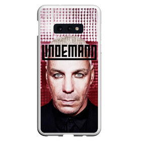 Чехол для Samsung S10E с принтом LINDEMANN в Петрозаводске, Силикон | Область печати: задняя сторона чехла, без боковых панелей | lindeman | lindemann | logo | music | pain | rammstein | rock | rumstein | till | группа | линдеман | линдеманн | лого | логотип | метал | музыка | пэйн | раммштайн | рамштаин | рамштайн | рок | символ | тилль