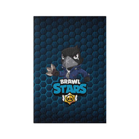 Обложка для паспорта матовая кожа с принтом Crow (Brawl Stars) в Петрозаводске, натуральная матовая кожа | размер 19,3 х 13,7 см; прозрачные пластиковые крепления | brawl stars | crow | game | leon | бравл | бравл стар | бравл старс | ворон | ворона | детская | детям | игра | компьютерная игра | кров | леон | персонаж | развлечение