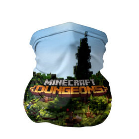 Бандана-труба 3D с принтом MINECRAFT DUNGEONS в Петрозаводске, 100% полиэстер, ткань с особыми свойствами — Activecool | плотность 150‒180 г/м2; хорошо тянется, но сохраняет форму | craft | creeper | dungeon | dungeons | earth | game | logo | mine | minecraft | minecraft dungeons | mobile | online | дунгеонс | земля | зомби | игра | крипер | лого | майкрафт | майнкрафт | онлайн | подземелье