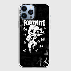 Чехол для iPhone 13 Pro Max с принтом FORTNITE MARSHMELLO в Петрозаводске,  |  | Тематика изображения на принте: fnchap2 | fortnite | fortnite 2 | fortnite x | marshmello | ninja | ninja hyper streamer | ninja streamer | streamer | tyler blevins | маршмелло | ниндзя | фортнайт | фортнайт 2 | фортнайт глава 2