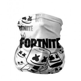 Бандана-труба 3D с принтом FORTNITE MARSHMELLO в Петрозаводске, 100% полиэстер, ткань с особыми свойствами — Activecool | плотность 150‒180 г/м2; хорошо тянется, но сохраняет форму | fnchap2 | fortnite | fortnite 2 | fortnite x | marshmello | ninja | ninja hyper streamer | ninja streamer | streamer | tyler blevins | маршмелло | ниндзя | фортнайт | фортнайт 2 | фортнайт глава 2