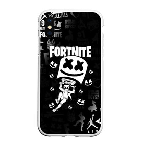 Чехол для iPhone XS Max матовый с принтом FORTNITE MARSHMELLO в Петрозаводске, Силикон | Область печати: задняя сторона чехла, без боковых панелей | fnchap2 | fortnite | fortnite 2 | fortnite x | marshmello | ninja | ninja hyper streamer | ninja streamer | streamer | tyler blevins | маршмелло | ниндзя | фортнайт | фортнайт 2 | фортнайт глава 2