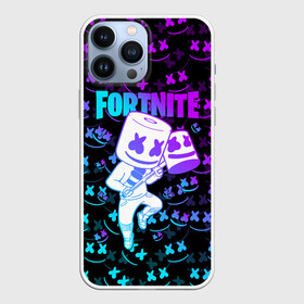 Чехол для iPhone 13 Pro Max с принтом FORTNITE MARSHMELLO NEON | ФОРТНАЙТ в Петрозаводске,  |  | Тематика изображения на принте: fnchap2 | fortnite | fortnite 2 | fortnite x | marshmello | ninja | ninja hyper streamer | ninja streamer | streamer | tyler blevins | маршмелло | ниндзя | фортнайт | фортнайт 2 | фортнайт глава 2