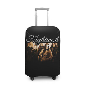 Чехол для чемодана 3D с принтом Nightwish в Петрозаводске, 86% полиэфир, 14% спандекс | двустороннее нанесение принта, прорези для ручек и колес | metal | nightwish | symphonic metal | tarja | tarja turunen | turunen | метал | найтвиш | симфоник метал | тарья | турунен