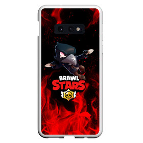 Чехол для Samsung S10E с принтом BRAWL STARS CROW в Петрозаводске, Силикон | Область печати: задняя сторона чехла, без боковых панелей | brawl stars | bull | colt | crow | leon | stars | берли | бо | брок | ворон | джесси | динамайк | дэррил | кольт | леон | мортис | нита | пайпер | пенни | поко | пэм | рикошет | спайк | фрэнк | шелли | эль примо