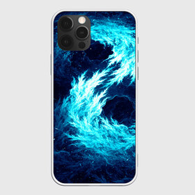 Чехол для iPhone 12 Pro Max с принтом Abstract fractal blue flame в Петрозаводске, Силикон |  | Тематика изображения на принте: abstract | colors | dark | flame | fractal | space | абстракция | космос | краски | огонь | пламя | тёмный | фрактал