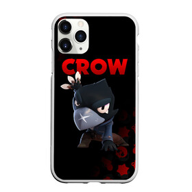 Чехол для iPhone 11 Pro матовый с принтом BRAWL STARS CROW в Петрозаводске, Силикон |  | brawl stars | bull | colt | crow | leon | stars | берли | бо | брок | ворон | джесси | динамайк | дэррил | кольт | леон | мортис | нита | пайпер | пенни | поко | пэм | рикошет | спайк | фрэнк | шелли | эль примо