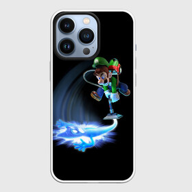 Чехол для iPhone 13 Pro с принтом Luigis Mansion в Петрозаводске,  |  | game | luigis mansion | mario | nintendo | видеоигра | игра | луиджи | марио | привидение | призрак