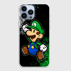 Чехол для iPhone 13 Pro Max с принтом Luigis Mansion в Петрозаводске,  |  | game | luigis mansion | mario | nintendo | видеоигра | игра | луиджи | марио | привидение | призрак