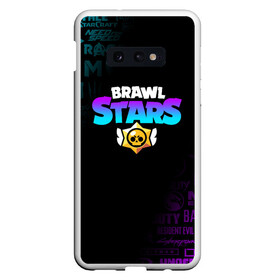 Чехол для Samsung S10E с принтом BRAWL STARS в Петрозаводске, Силикон | Область печати: задняя сторона чехла, без боковых панелей | brawl stars | bull | colt | crow | leon | stars | берли | бо | брок | ворон | джесси | динамайк | дэррил | кольт | леон | мортис | нита | пайпер | пенни | поко | пэм | рикошет | спайк | фрэнк | шелли | эль примо