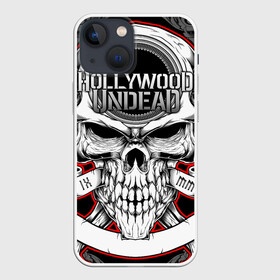 Чехол для iPhone 13 mini с принтом Hollywood Undead в Петрозаводске,  |  | been | bloody nose | california | hell | lyrics | music | octone | official | psalms | records | rock | song | to | vevo | video | кранккор | метал | рэп рок | электроник