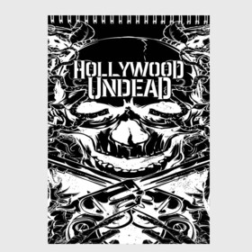 Скетчбук с принтом Hollywood Undead в Петрозаводске, 100% бумага
 | 48 листов, плотность листов — 100 г/м2, плотность картонной обложки — 250 г/м2. Листы скреплены сверху удобной пружинной спиралью | been | bloody nose | california | hell | lyrics | music | octone | official | psalms | records | rock | song | to | vevo | video | кранккор | метал | рэп рок | электроник