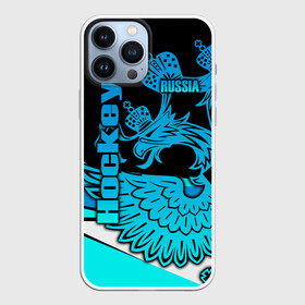 Чехол для iPhone 13 Pro Max с принтом Hockey в Петрозаводске,  |  | Тематика изображения на принте: aesthetic | fashion | hero | hits | hockey | hybrid | ice | iihf worlds | league | nhl | pro | review | russia | sports | top | герб | орнамент | россия | рф | спорт | униформа | форма | хоккей