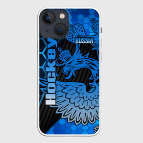 Чехол для iPhone 13 mini с принтом Хоккей в Петрозаводске,  |  | aesthetic | fashion | hero | hits | hockey | hybrid | ice | iihf worlds | league | nhl | pro | review | russia | sports | top | герб | орнамент | россия | рф | спорт | униформа | форма | хоккей