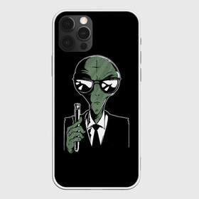 Чехол для iPhone 12 Pro Max с принтом Пришелец в Черном в Петрозаводске, Силикон |  | alien | men in black | ufo | инопланетяне | инопланетянин | люди в черном | нло | пришелец | пришельцы