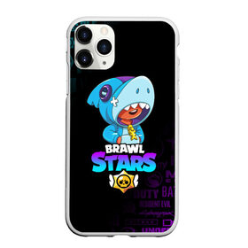 Чехол для iPhone 11 Pro матовый с принтом BRAWL STARS LEON SHARK в Петрозаводске, Силикон |  | brawl stars | bull | colt | crow | leon | leon shark | shark | stars | акула | берли | ворон | динамайк | кольт | леон | леон акула | нита | спайк | шелли | эль примо