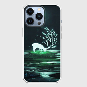 Чехол для iPhone 13 Pro с принтом ОЛЕНЬ в Петрозаводске,  |  | star | stars | texture | вечер | вечерние иллюстрации | звезда | звезды | ночной пейзаж | ночные | ночь | природа | прогулки | текстуры