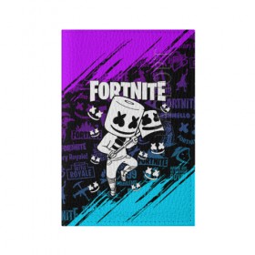 Обложка для паспорта матовая кожа с принтом FORTNITE MARSHMELLO в Петрозаводске, натуральная матовая кожа | размер 19,3 х 13,7 см; прозрачные пластиковые крепления | fnchap2 | fortnite | fortnite 2 | fortnite x | marshmello | ninja | ninja hyper streamer | ninja streamer | streamer | tyler blevins | маршмелло | ниндзя | фортнайт | фортнайт 2 | фортнайт глава 2