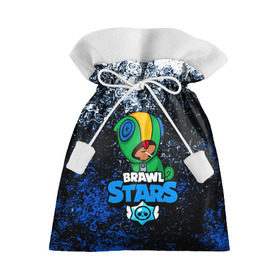 Подарочный 3D мешок с принтом BRAWL STARS LEON в Петрозаводске, 100% полиэстер | Размер: 29*39 см | android | brawl stars | games | leon | mobile | stars | игры | леон | мобильные игры