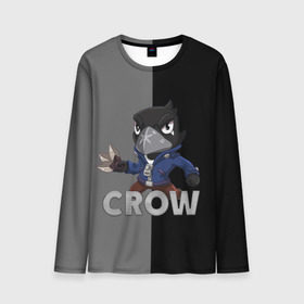 Мужской лонгслив 3D с принтом Brawl Stars CROW в Петрозаводске, 100% полиэстер | длинные рукава, круглый вырез горловины, полуприлегающий силуэт | brawl | brawl stars | crow | leon | stars | бравл | бравл старс | браво старс | ворон | ворона | игра | компьютерная | кров | леон | онлайн | старс