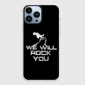 Чехол для iPhone 13 Pro Max с принтом Queen. We Will Rock You в Петрозаводске,  |  | bohemian | brian | freddie | may | mercury | queen | rhapsody | roger | taylor | богемная | богемская | брайан | джон | королева | меркьюри | мэй | рапсодия | роджер | тейлор | фредди