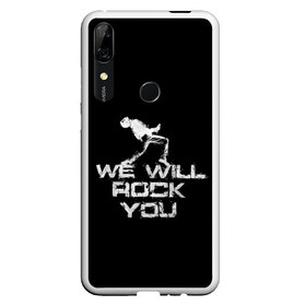 Чехол для Honor P Smart Z с принтом Queen We Will Rock You в Петрозаводске, Силикон | Область печати: задняя сторона чехла, без боковых панелей | bohemian | brian | freddie | may | mercury | queen | rhapsody | roger | taylor | богемная | богемская | брайан | джон | королева | меркьюри | мэй | рапсодия | роджер | тейлор | фредди